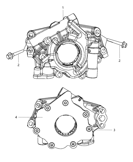 2020 Ram 3500 Engine Oil Pump Diagram 1