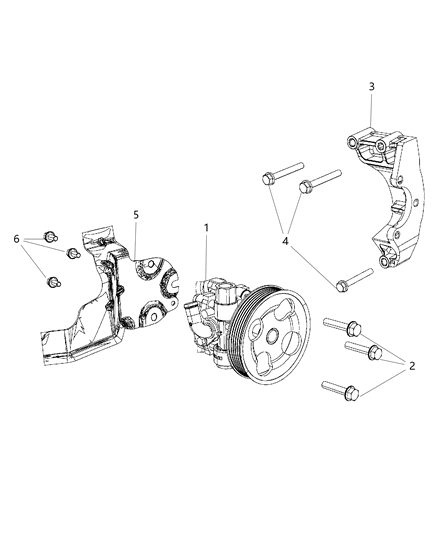 2018 Dodge Journey Power Steering Pump Diagram 2