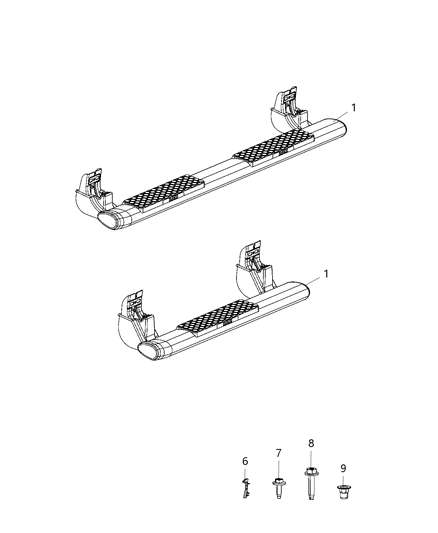 2020 Ram 3500 Running Boards And Side Steps Diagram