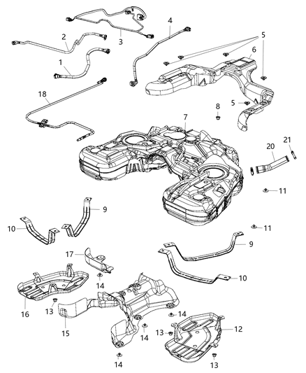 2021 Dodge Durango Harness-Wiring Diagram for 68304705AB