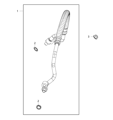 2021 Jeep Gladiator A/C Plumbing Diagram 4