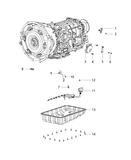 2020 Ram 5500 Sensors, Switches And Vents Diagram 4