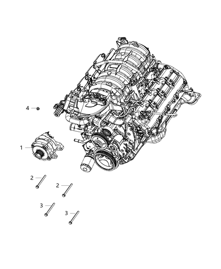 2020 Ram 5500 Generator/Alternator & Related Parts Diagram 1