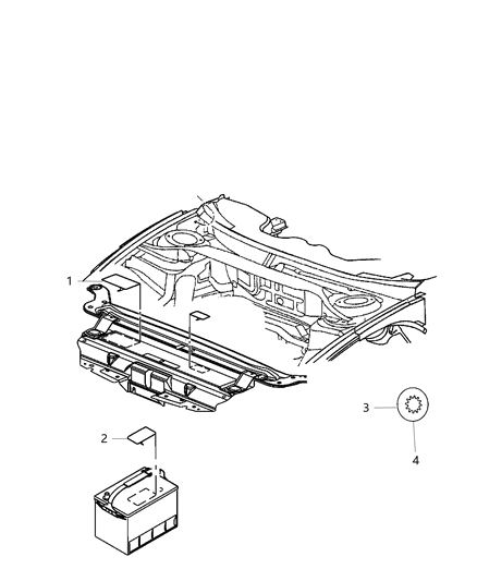 2018 Dodge Journey Engine Compartment Diagram