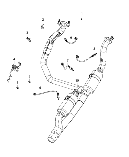 2020 Ram 3500 Oxygen Sensors Diagram