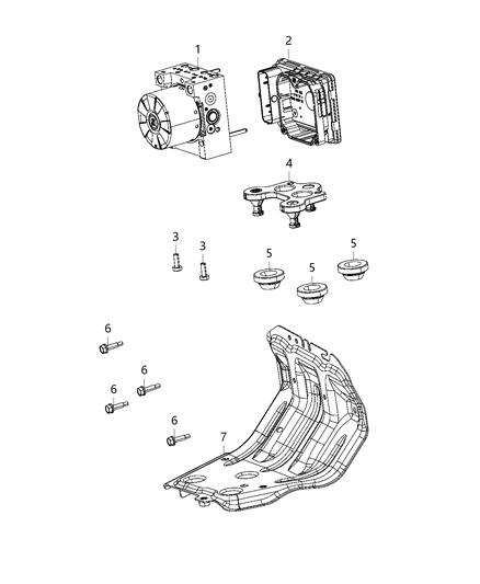 2021 Jeep Wrangler Modules, Body Diagram 1