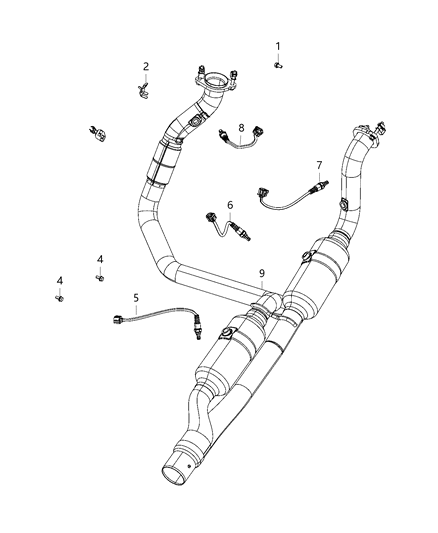 2020 Ram 5500 Oxygen Sensors Diagram