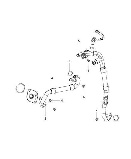 2020 Ram 3500 EGR Cooling System Diagram 2