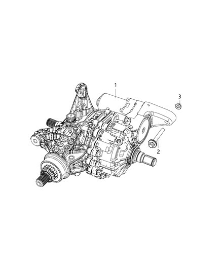 2018 Jeep Renegade Axle Assembly Diagram