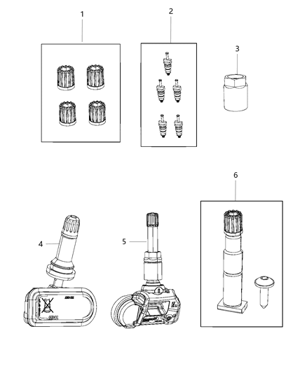 2019 Ram 3500 Tire Monitoring System Diagram