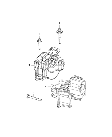 2018 Jeep Renegade Engine Mounting Diagram 1