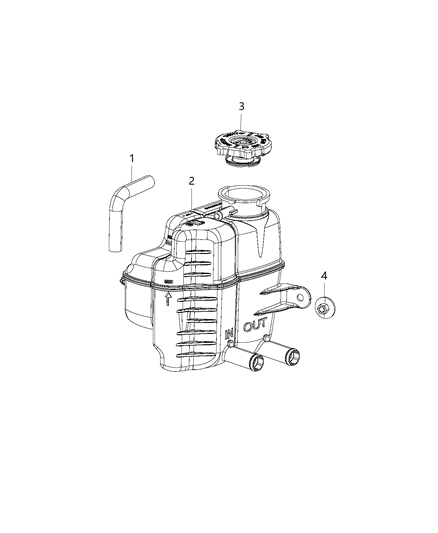 2019 Chrysler Pacifica Battery Loop Reservoir Diagram