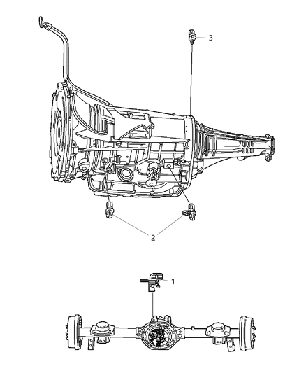 2020 Ram 4500 Sensors - Drivetrain Diagram