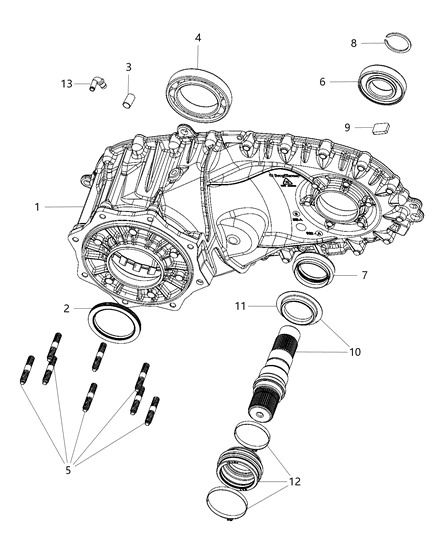 2020 Ram 5500 Front Case & Related Parts Diagram 2