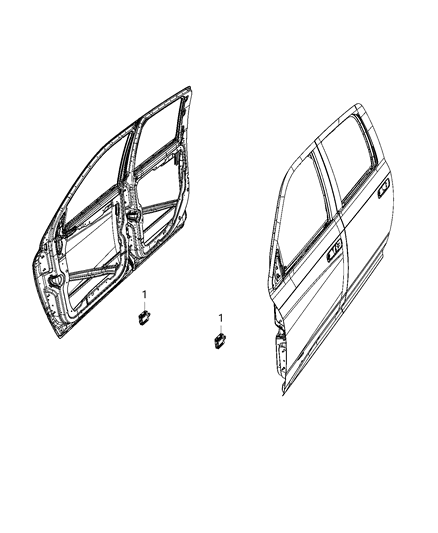 2020 Ram 5500 Modules, Body Diagram 1