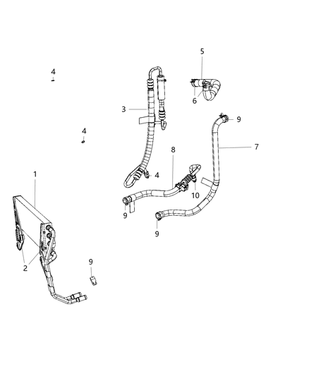 2019 Ram 3500 Power Steering Hose Diagram