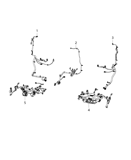 2020 Ram 1500 Wiring-Seat Back Diagram for 68360527AD