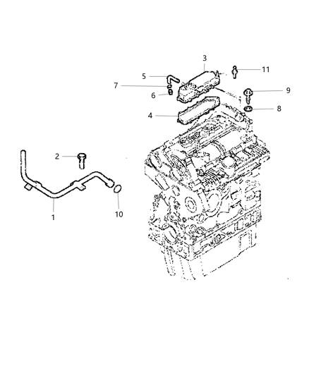 2020 Ram ProMaster 3500 Crankcase Ventilation Diagram 1