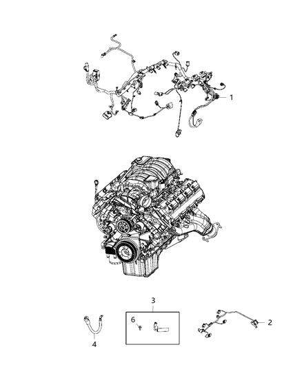 2020 Dodge Durango Wiring, Engine Diagram 3