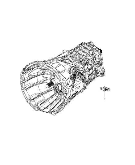 2021 Jeep Wrangler Sensors - Transmission Diagram