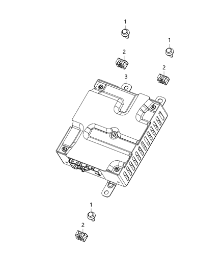 2020 Ram 3500 Modules, Body Diagram 4