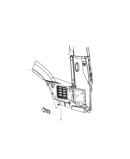 2020 Dodge Journey Air Duct Exhauster Diagram