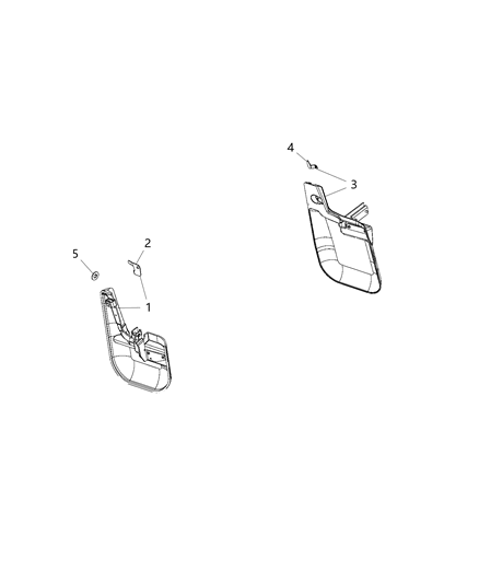 2020 Ram ProMaster 2500 Splash Shield Diagram