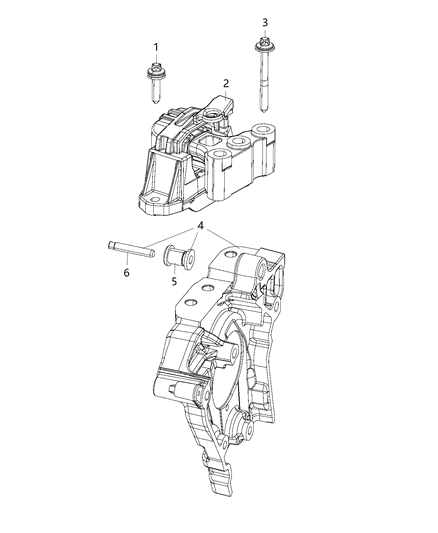 2018 Jeep Renegade Engine Mounting Diagram 6