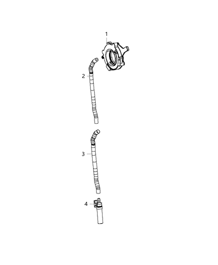 2020 Ram 4500 Pump-Transfer Case Oil Diagram for 68449722AA