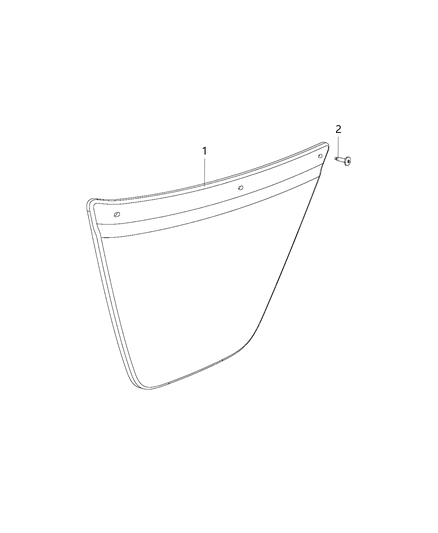 2020 Ram ProMaster 3500 Front Lower Door Trim Panel Diagram