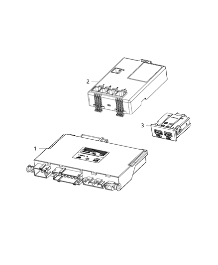 2020 Jeep Grand Cherokee Modules, Body Diagram 7