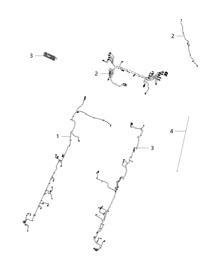 WIRING-CHASSIS Diagram for 68385070AD