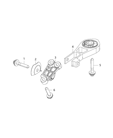 2018 Jeep Renegade Engine Mounting Diagram 10