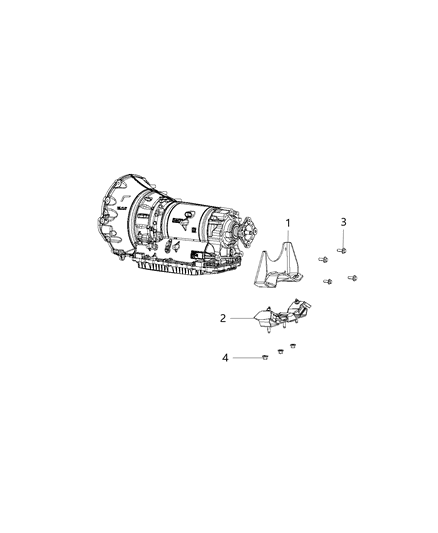 2021 Ram 1500 Mounting Support Diagram 6