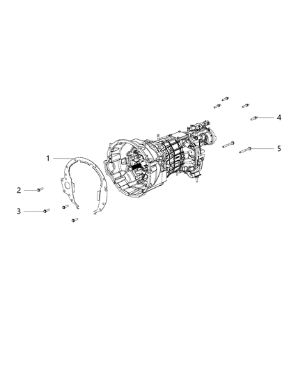 2020 Dodge Challenger Mounting Hardware Diagram 1