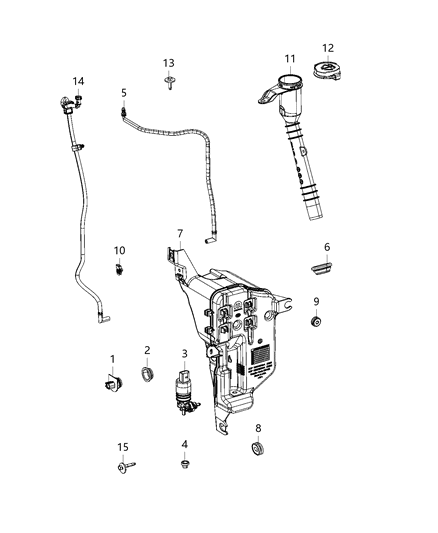 2021 Jeep Gladiator Screw-HEXAGON Head Diagram for 6512669AA