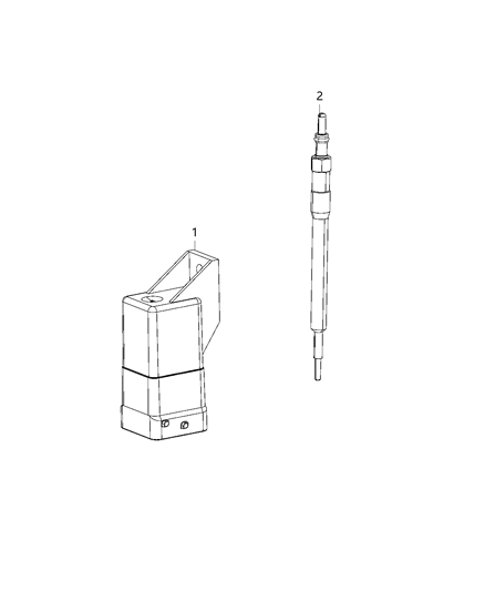 2021 Jeep Gladiator Glow Plug Diagram