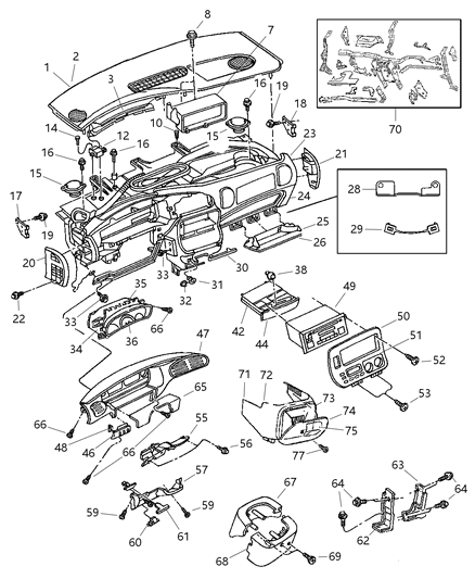 2000 Dodge Grand Caravan Screw-Self Tapping Diagram for 6032723