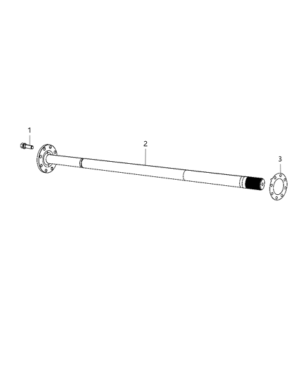 2018 Ram 3500 Shaft Diagram