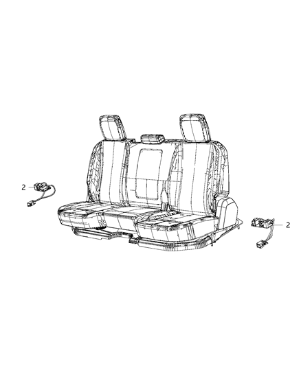 2020 Ram 5500 Wiring - Rear Seats Diagram