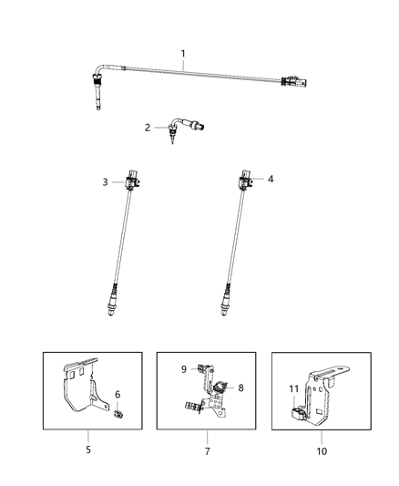 2020 Jeep Renegade Sensors, Oxygen Diagram 3