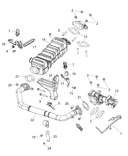 2020 Ram 5500 EGR System Diagram 2