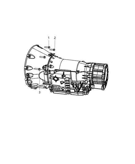 2016 Jeep Wrangler Mounting Bolts Diagram 2