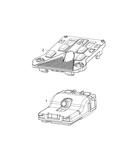 2020 Jeep Grand Cherokee Modules, Body Diagram 6