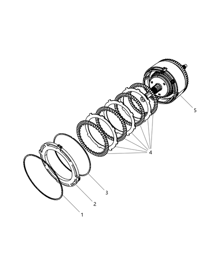 2018 Dodge Journey Input Clutch Assembly Diagram 8