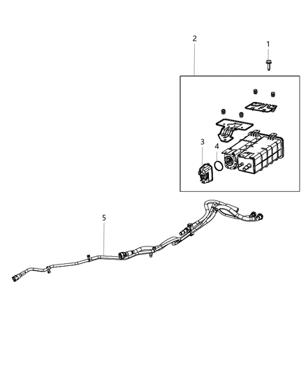 2018 Dodge Journey CANISTER-Vapor Diagram for 68056826AF