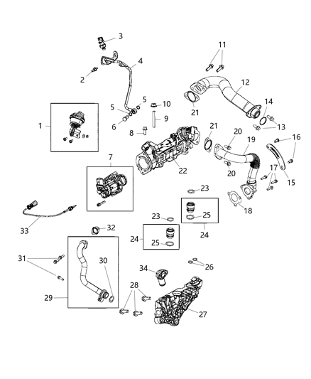 2021 Jeep Wrangler EGR System Diagram 1