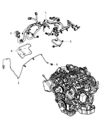 2018 Ram 1500 Wiring - Engine & Transmission Diagram 1