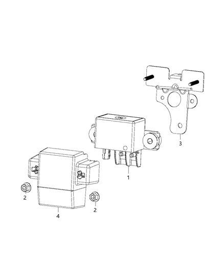 2021 Dodge Durango Relay, Power Control Diagram