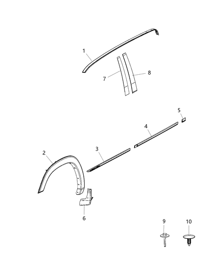 2020 Ram 3500 Exterior Ornamentation Diagram